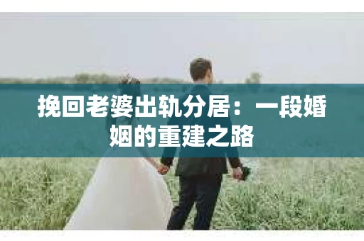 挽回老婆出轨分居：一段婚姻的重建之路