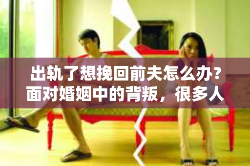 出轨了想挽回前夫怎么办？面对婚姻中的背叛，很多人都会感到痛苦和无助。但生活总是充满了转机，如果你真心想要挽回前夫，那么以下这些方法或许能给你一些启示。