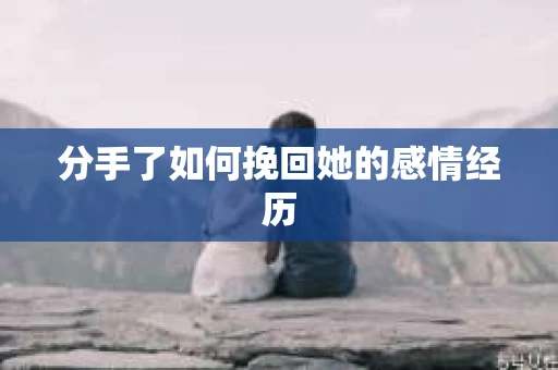 分手了如何挽回她的感情经历