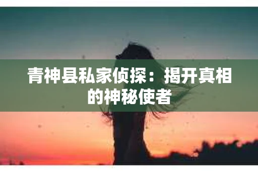 青神县私家侦探：揭开真相的神秘使者