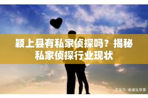 颖上县有私家侦探吗？揭秘私家侦探行业现状
