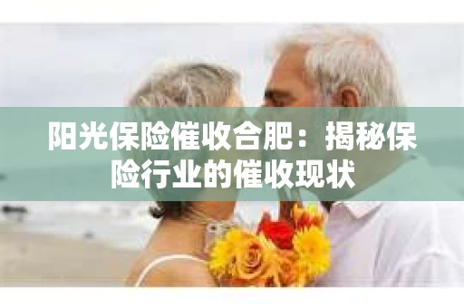 阳光保险催收合肥：揭秘保险行业的催收现状