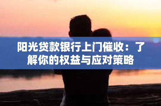阳光贷款银行上门催收：了解你的权益与应对策略