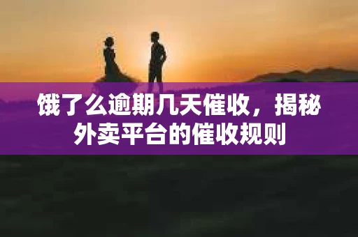 饿了么逾期几天催收，揭秘外卖平台的催收规则
