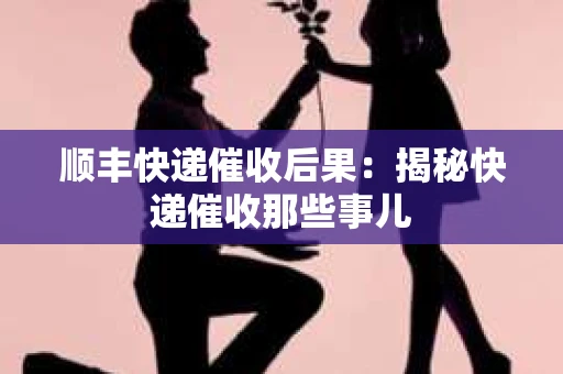 顺丰快递催收后果：揭秘快递催收那些事儿