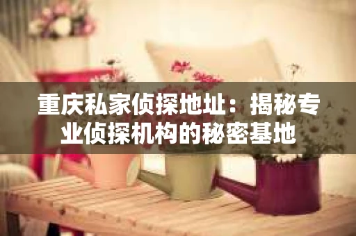 重庆私家侦探地址：揭秘专业侦探机构的秘密基地