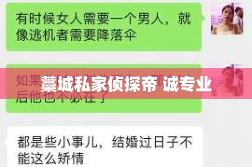 藁城私家侦探帝 诚专业