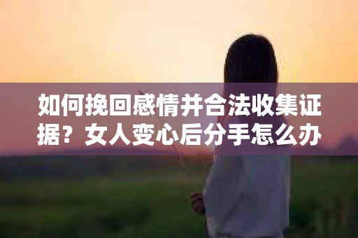 如何挽回感情并合法收集证据?女人变心后分手怎么办? 如何挽回感情并合法收集证据?女人变心后分手怎么办?