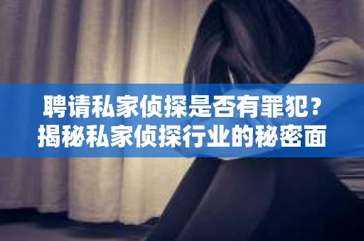 聘请私家侦探是否有罪犯？揭秘私家侦探行业的秘密面纱