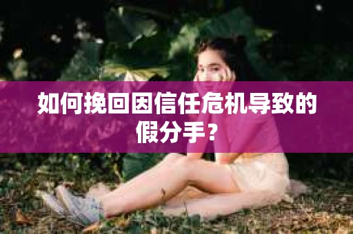 如何挽回因信任危机导致的假分手？