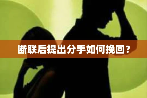 断联后提出分手如何挽回? 断联后提出分手如何挽回?