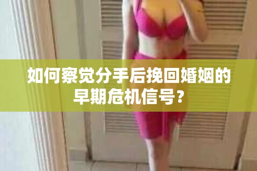 如何察觉分手后挽回婚姻的早期危机信号？